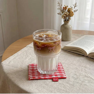 French Bow Illustrated Glass