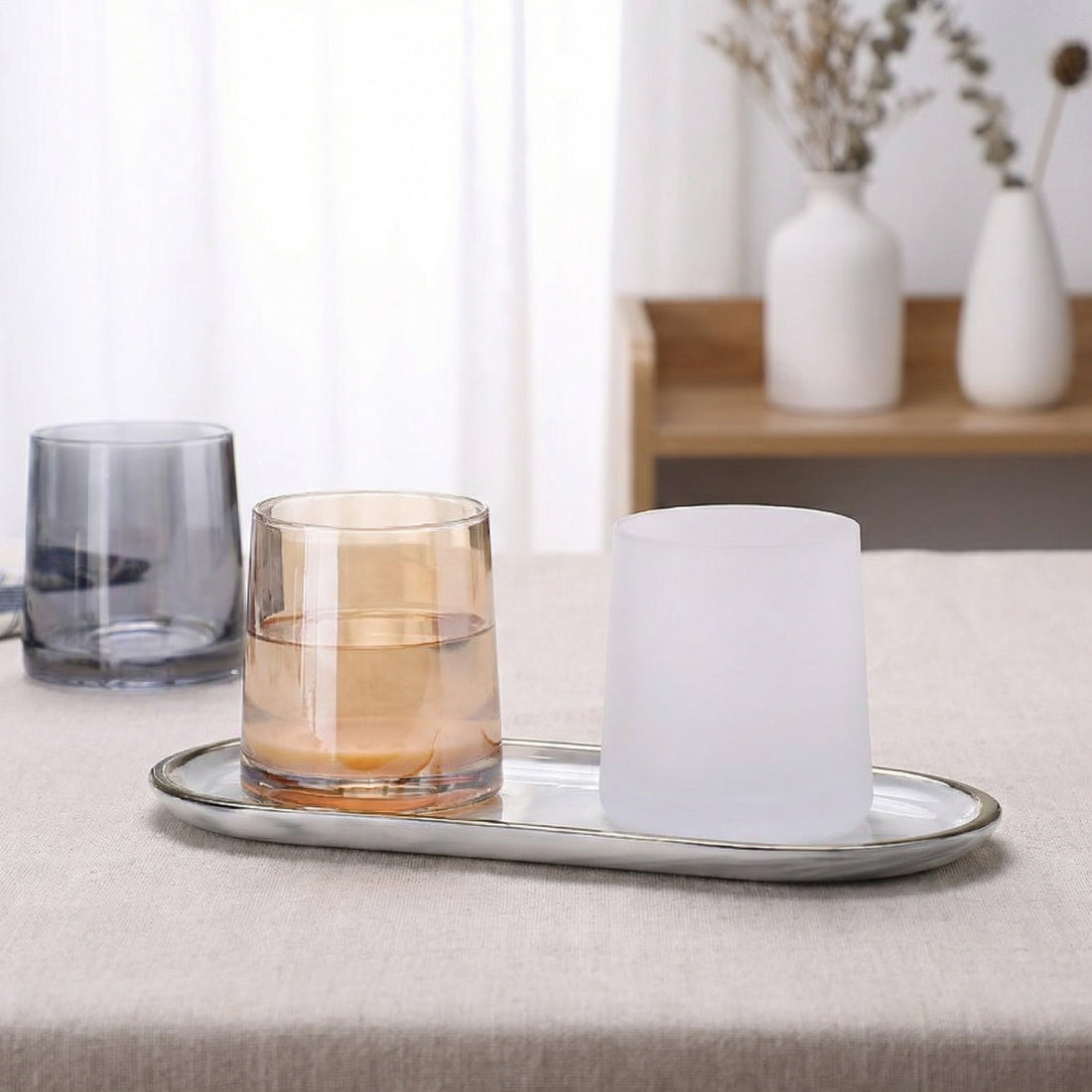 Modern Whiskey & Juice Glass