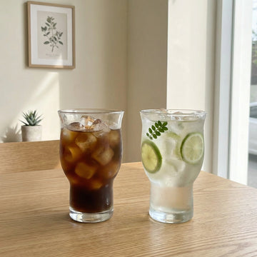 Curved Waist Glass Tumbler